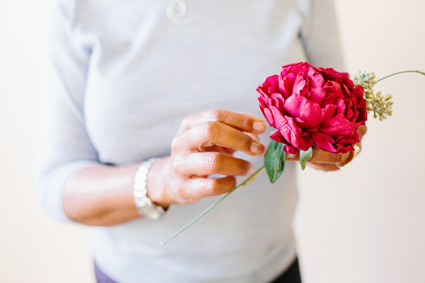 diy flower crown-The Bride