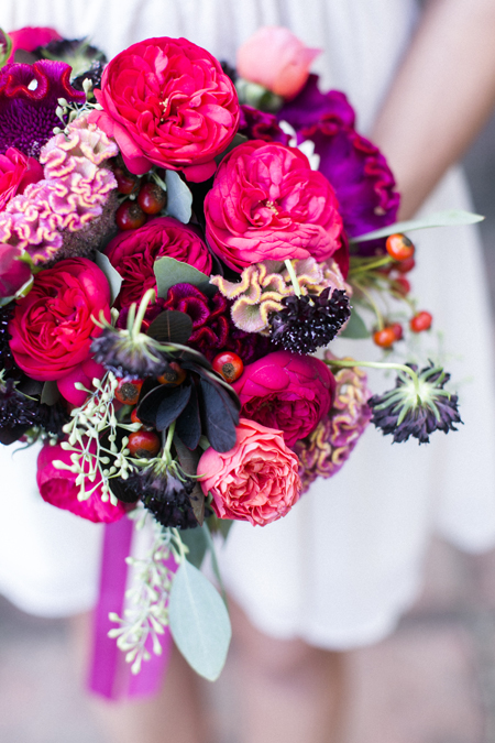 garden roses, fall bouquets