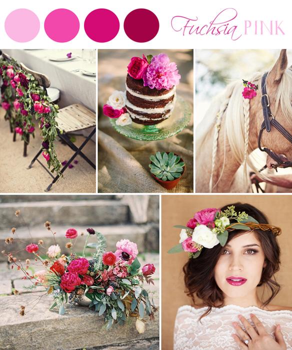 fuchsia and pink inspiration board