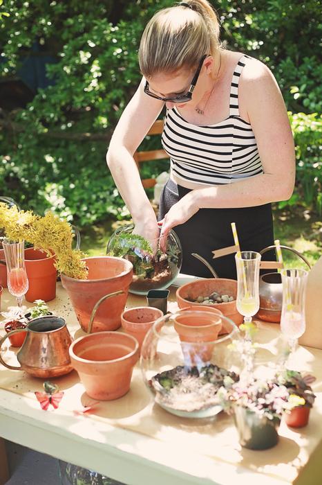making a terrarium