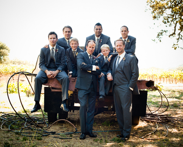 the groom and groomsmen