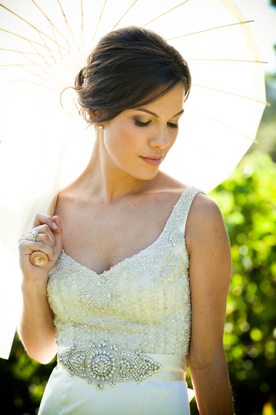brides, parasol
