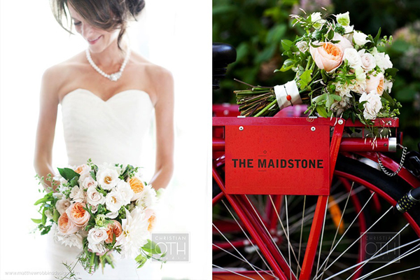 garden rose bouquet