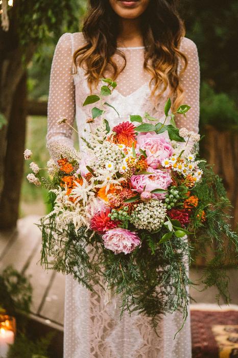 Honey and Poppies Bridal Bouquet