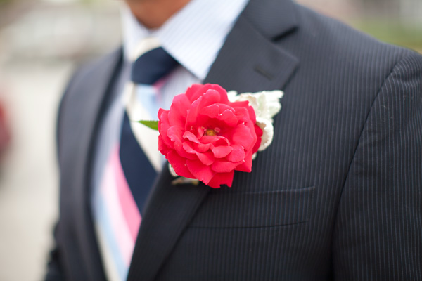 pink floral bout