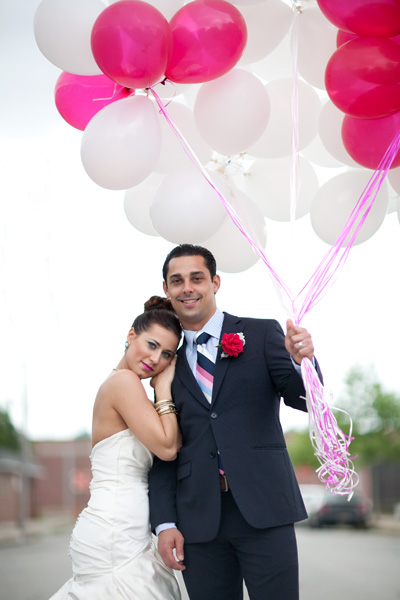 pink balloons