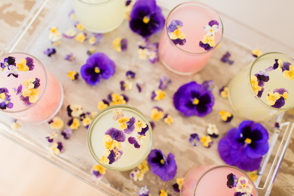 diy pansy ice tray