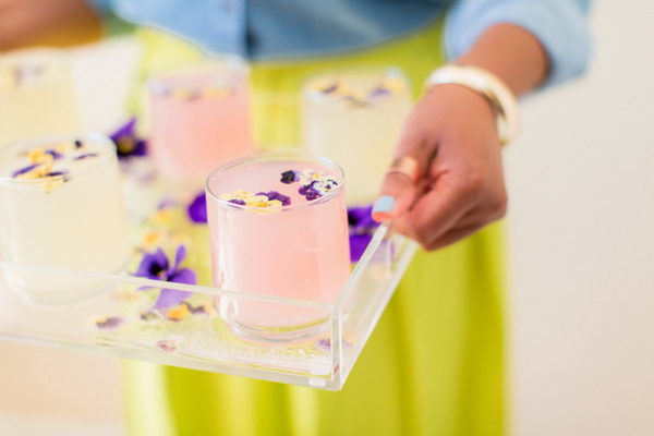 diy pansy ice tray