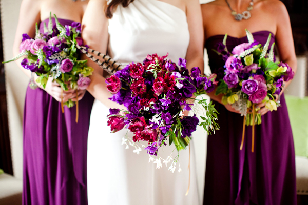 Purple Bridesmaid Dresses