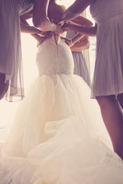 bride getting ready